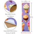thumbnail image 3 of Ice Cream Skateboard Grip Tape Stickers Pack of Two 8.8x32.6in/22.4x83 cm Skateboard Protective Deck Cover Graphic Print Film Sheets, Black, 3 of 5