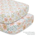 thumbnail image 4 of The Peanutshell Organic Cotton Crib Bedding Set for Baby Girls, Wildflower, 4 Pieces, 4 of 7