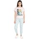 thumbnail image 1 of Alice In Wonderland - Set de Pijama Largo Logotipo para Mujer (Rosa, Azul, Negro), 1 of 3