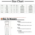 thumbnail image 3 of XWSHYW Jumpsuits for Women Jumpsuits for Women Casual and Elegant Clearance Jumpsuit Fashion Womens Casual Ruffled Sleeves Suspenders Printed V Neck Lacing Straight Pants Jumpsuit White XL, 3 of 7