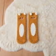 thumbnail image 5 of Roncen Fuzzy Fluffy Socks for Women Girl 3D Animal Fuzzy Slipper Socks Winter Warm Sleeping Plush Comfy Sock, 5 of 5