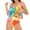 D_ Multicolor, variant on UTSJKR Women Plus Size Two Piece Tankini Swimsuits Flowy Swimdress Tummy Control Bathing Suits with Shorts Black XXL
