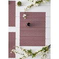 thumbnail image 2 of DII Barn Red Textured Twill Weave Fabric Placemat 6 Piece 13x19, 2 of 5