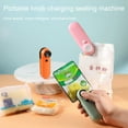thumbnail image 6 of Huayishang Kitchen Sealer, Kitchen Essentials Clearance Sale Bag Sealers Mini Handheld Bag Heat Vacuum Sealers 3In1 Heat Sealer Cutter Usb Rechargeable Portable Bag Resealer Savers, 6 of 9