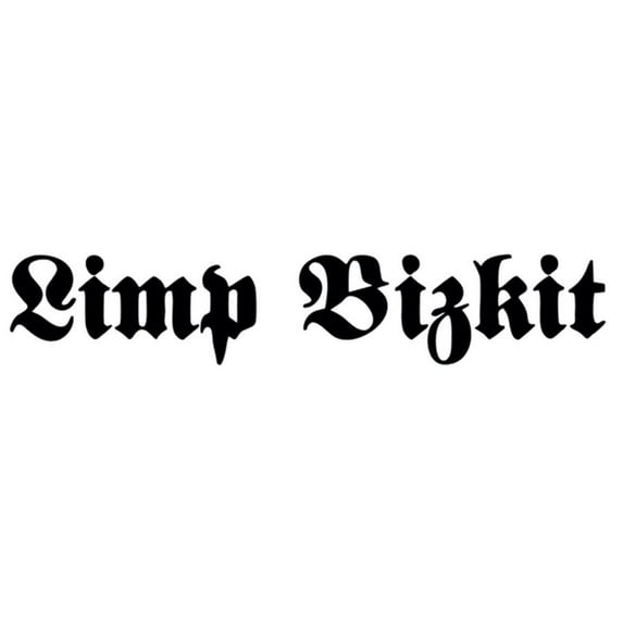 Limp Bizkit - Black Logo - Cutout Decal