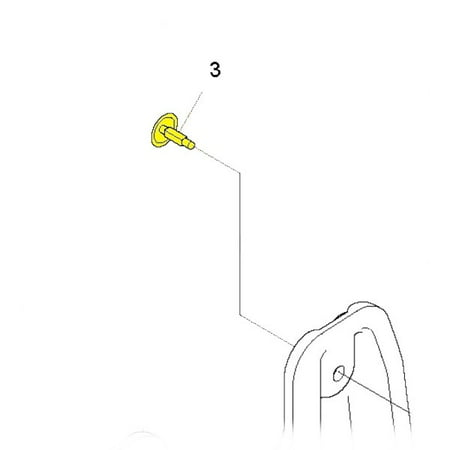 Husqvarna Replacement Clip for 180BF, 180BT, 380BFS, 560BFS Backpack Blower / 526476701