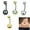Black, variant on 10pcs Colorful Stainless Steel Belly Button Navel Belly Bars Body Piercing 14G-Gold