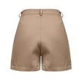 thumbnail image 7 of WAYUTE Women's Shorts Plus Size Active Hiking Workout Solid Color Cozy Short Pants with Pockets Casual Soft Comfort Summer Outdoor, 7 of 7