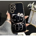 thumbnail image 1 of Para Samsung S 23 Ultra S 22 S 21 Popular entre las chicas Hello Cute Kitty 3D Cat espejo de maquillaje móvil TPU funda para teléfono, 1 of 4