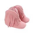 thumbnail image 2 of THDHVS Boots for Girls,Girls Ankle Boots,Infant First Walkers with Tassel Detail and Flexible Anti-Slip Sole for Early Walking Stages Crib Shoes Safety for Toddler Girls Pink 12-18 Months, 2 of 7