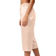 thumbnail image 5 of IMENGL Casual Cropped Pants for Women Soft Satin Pajamas Loungewear Sleep Elastic Waist Silky Bottoms Trousers Loose Women's Wide Leg Pant,M-XXXL, 5 of 6