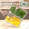 thumbnail image 1 of XWSHYW Almacenamiento de Alimentos Contenedor de Pet En Asa para El Hogar, Caja de Conservación de Alimentos Frescos de Calidad Alimentaria, Caca Especial de Huevos, Frutas y Verduras de La Cocina., 1 of 5