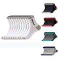 thumbnail image 4 of lcziwo Pack of Socks Men Cotton Crew 10 Pairs Elastic Cuff Athletic Running Bulk Sock Breathable Moisture Wicking US Size 37-45, 4 of 4