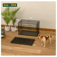 Large Dog Crate for Dogs and Cats, 3048 Inch Folding Mental Wire