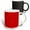 Multicolor, variant on 3drose, Red and Black Polka Dot Print, 11oz Two-tone Yellow Mug