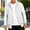 White, variant on ZOYOEN Mens Sleeveless Hooded Vest- Casual Loose Fit Adjustable Drawstring Full Zip Fall Jacket Outwear Light Blue Size XL