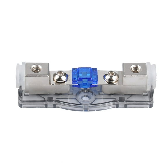 Worgeous Durable 12V Car Audio Inline Mini ANL Fuse Holder for Vehicle Use Silver Plastic and Metal 4/8GA