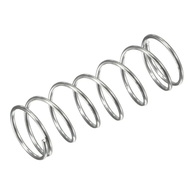 Unique Bargains 11mmx0.8mmx30mm 304 Stainless Steel Compression Spring 11N Load Capacity, 10pcs