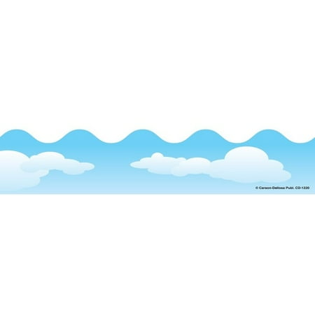 - Clouds Classic Scalloped Borders