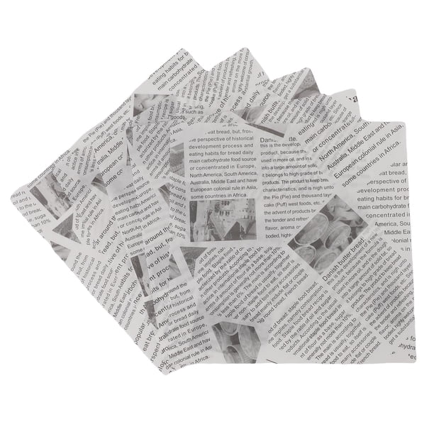 Papel De Envoltura De Sándwich De 500 Hojas, Papel De Hornear Antiadherente De Grasa, Revestimiento De Cesta De Comida Con Material De Pulpa Para