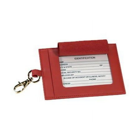 Large Luggage Tag in Genuine Leather