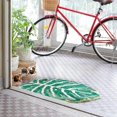 thumbnail image 4 of Children's pet mat in the shape of a plant leaf (60cm x 46cm), suitable for bathrooms and kitchens., 4 of 4