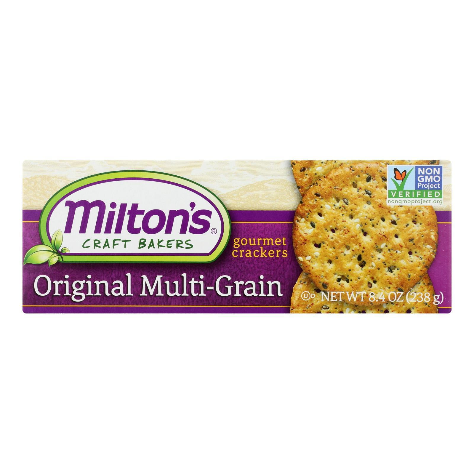 Miltons Cracker Multigrain Original Case of 88.4 OZ