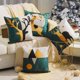 thumbnail image 1 of Fundas de Cojines Navideños 45x45cm Juego de 4 Fundas de Almohada Navideñas Decorativas Decoración Navideña para Interior, Sofá, Dormitorio, Regalo de Vacaciones de Invierno, Geo, 1 of 3