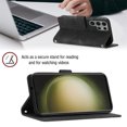thumbnail image 4 of Compatible with Samsung Galaxy S23 Ultra 5G Classic Embossed PU Leather Case with Card Holder Shockproof Cover, 4 of 5