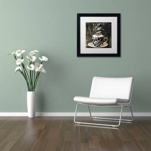 Trademark Fine Art "Afrikan Coffees I" Canvas Art by Color Bakery White Matte, Black Frame