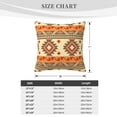 thumbnail image 4 of ZICANCN Vintage Southwestern Native Aztec Style Throw Pillow Covers, Bed Couch Sofa Knit Decorative Pillow Covers for Living Room Farmhouse, 18"x18", 4 of 8