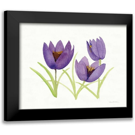 McKenna, Kathleen Parr 14x12 Black Modern Framed Museum Art Print Titled - Easter Blessing Flowers VII