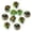 vert, variant on Set of 1 Sided Dices Set Party Toys 12mm Opaque D6 for Role Playing RPG Table Games Classroom Accessories , vert