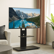 Proman Products The Panamera TV Stand - Adjustable Mount - Black