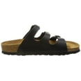 thumbnail image 6 of Birkenstock Florida Women's Three Strap Birko Flor Sandal in Black Size 8/8.5, 6 of 8