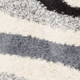 thumbnail image 2 of Safavieh Britta 5' x 5' Square Power-Loomed Shag Area Rug, Ivory/Brown, 2 of 4