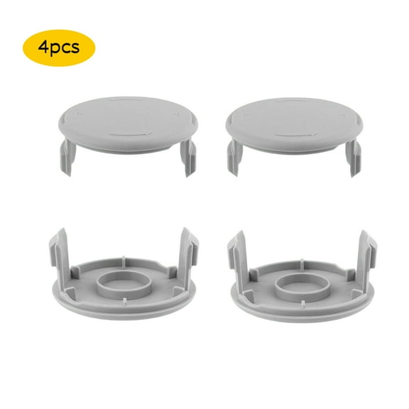 RYLZX 4 Pack AC14HCA Replacement Trimmers Spool Cover Cap Compatible with Ryobi One 18V, 24V, 40V Cordless Trimmers Weed Eater, 993373001 Trimmer Spool Line Cap Replacement Parts for Ryobi