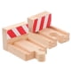 thumbnail image 1 of 2pcs Wooden Railway Train Stop Track Toy Train Scene Track Prop Railway Train Track Parts, 1 of 4