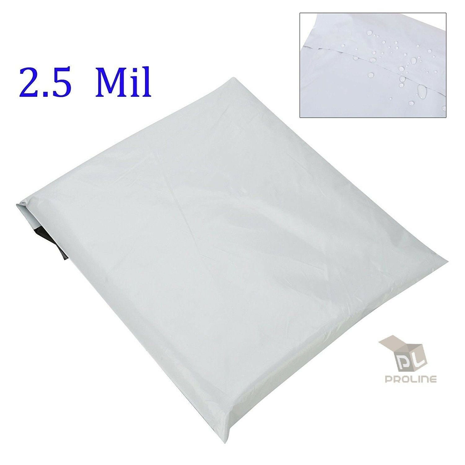 500 12x16 Poly Mailers Self Sealing Shipping Envelopes Plastic Bag 2.5 Mil 