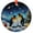 Penguin, variant on Muscle Santa Ornament, Bodybuilder Santa Claus Christmas Decor, Reindeer Xmas Ornament, Holiday Gift, Christmas Ornaments, Bodybuilder gift, Holiday Keepsake, Xmas Tree Hanging Dec