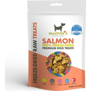 McLovin's Freeze-Dried Salmon Dog Chew Treats, 2.5 oz.