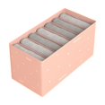 thumbnail image 3 of Fiudx Caja de Almacenamiento Plegable Lavable, Organizador de 7 Compartimentos, Diseño Compacto, Almacenamiento de Ropa Interior Sin Tapa, Uso Doméstico Multifuncional, Asas de Fácil Transporte, Tama, 3 of 7