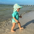 thumbnail image 3 of Iplay Snap Reusable Absorbent Swimsuit Diaper - Light Aqua Sea Friends, 3 of 5