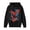 Black, variant on Youth Superhero Team Graphic Hoodie, Long Sleeve Pullover Fleece Costume Outwear for Holiday Gift and Party, Gray, 160