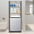 thumbnail image 2 of Laundry Room Storage Organizer, Over The Washer and Dryer Storage Shelves Laundry Room Drying Rack and Space Saver, Hold 33 lb, 2 of 12