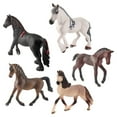 thumbnail image 1 of Animal Playset modelo Horse modelo colección ciencia juguete educativo modelo Animal realista figuras conjunto para ornamento niñas familia SM SunniMix Juguetes de simulación, 1 of 8