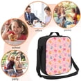 thumbnail image 5 of Rateoe Colorful Pets Paws Lunch Bag Reusable Lunch Box with Shoulder Straps for Men Women Insulated Portable Lunchbox for adults Suitable for School Work Picnic, 5 of 7