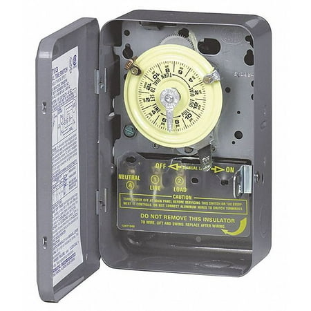 

Intermatic Electromechanical Timer 24 hr. 40A NEMA1 T102