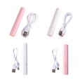 thumbnail image 3 of facefd Portable Nail Dryer Machine Home Travel Phototherapy Tools Lightweight Professional UV LED Lamp Mini Gel Light Hexagonal/White, 3 of 9