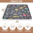 thumbnail image 4 of WOBOGO The Pattern Of Coffee Dessert Baby Playmats Extra Large Waterproof Rollable Activity Pads for Toddlers 50×50inch, 4 of 7